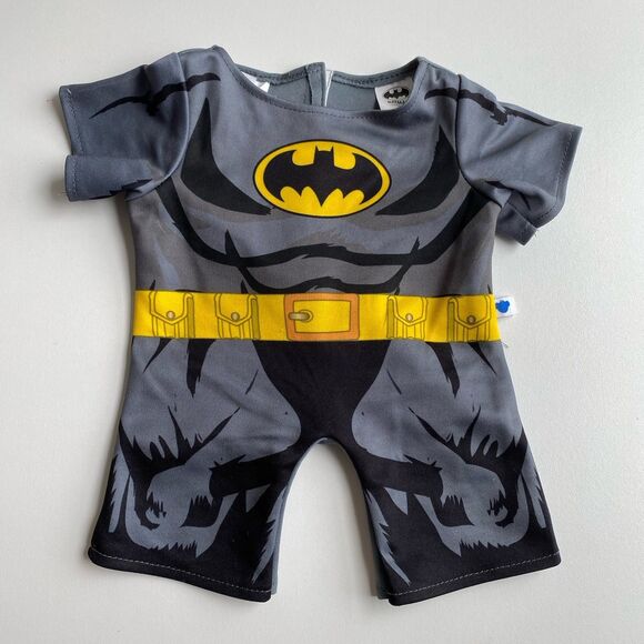 Build A Bear BAB Batman Clothes Outfit One Piece DC Comics Gray For‎ Plush - Picture 1 of 5